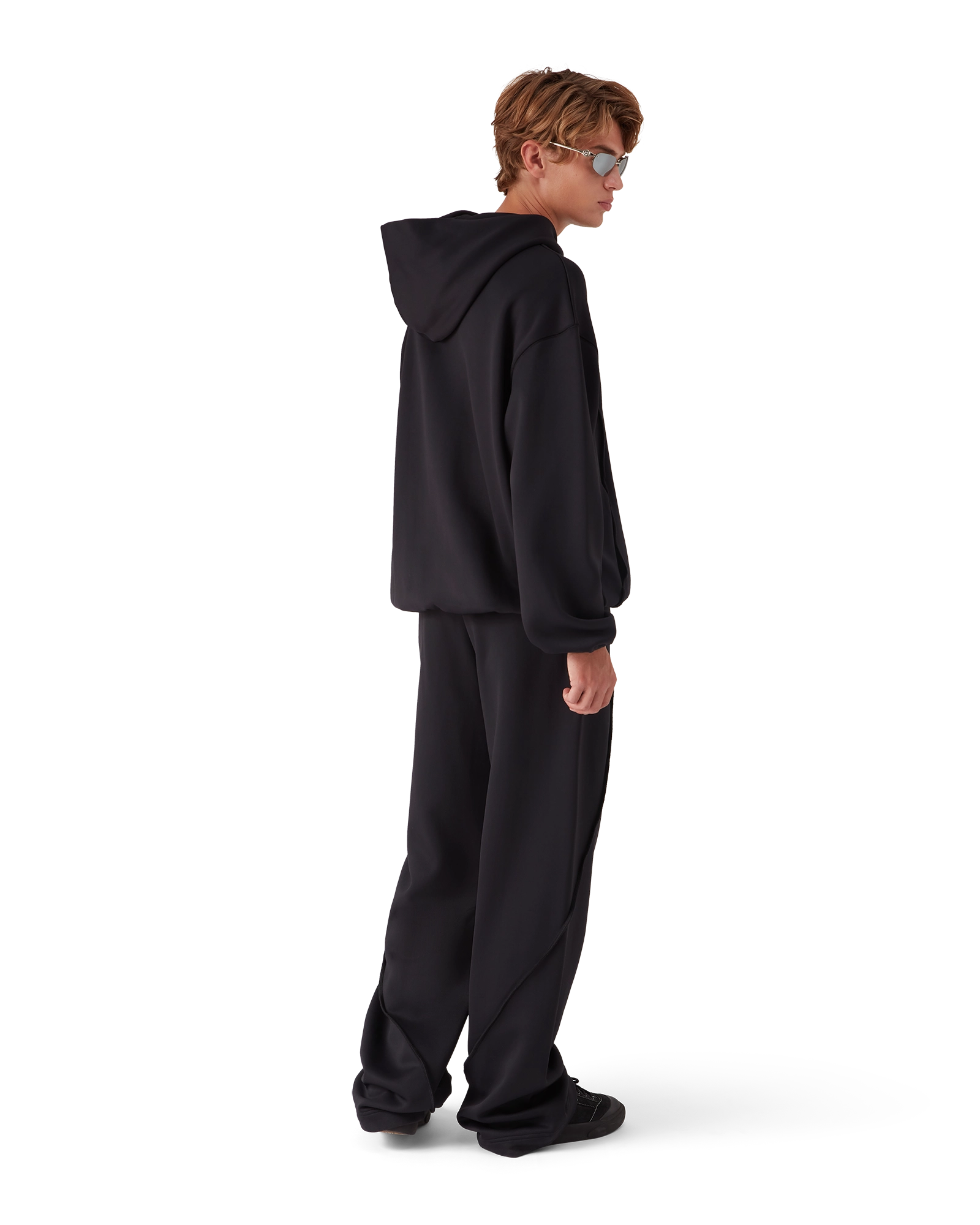 Oversized Panelled Hooded Sweatshirt | Casablanca Paris