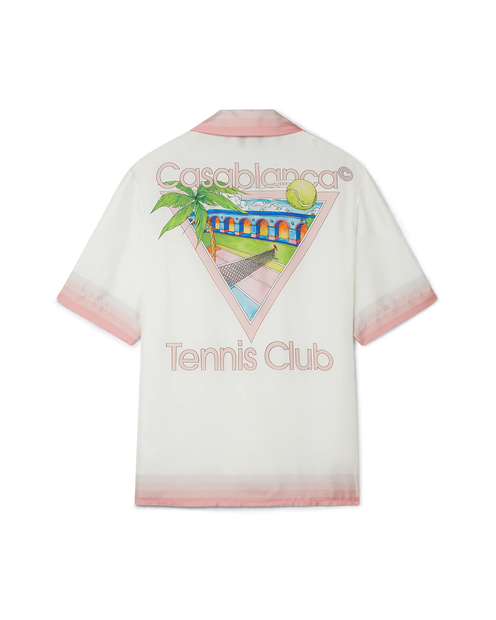 Tennis Club Icon Short Sleeve Silk Shirt | Casablanca Paris Tennis Club Icon Short Sleeve Silk Shirt | Casablanca Paris