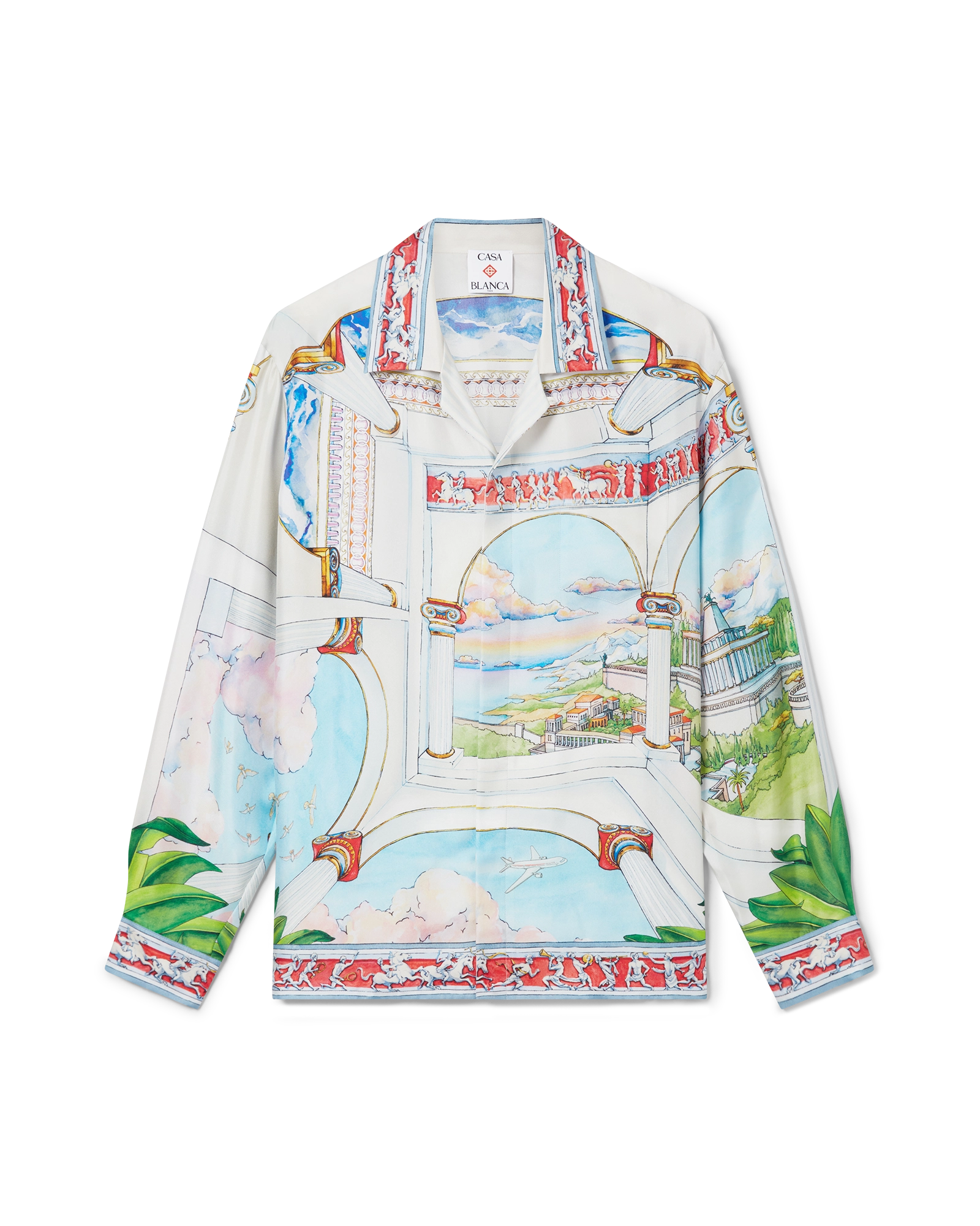 Le Passage Long Sleeve Silk Shirt | Casablanca Paris Le Passage Long Sleeve Silk Shirt | Casablanca Paris