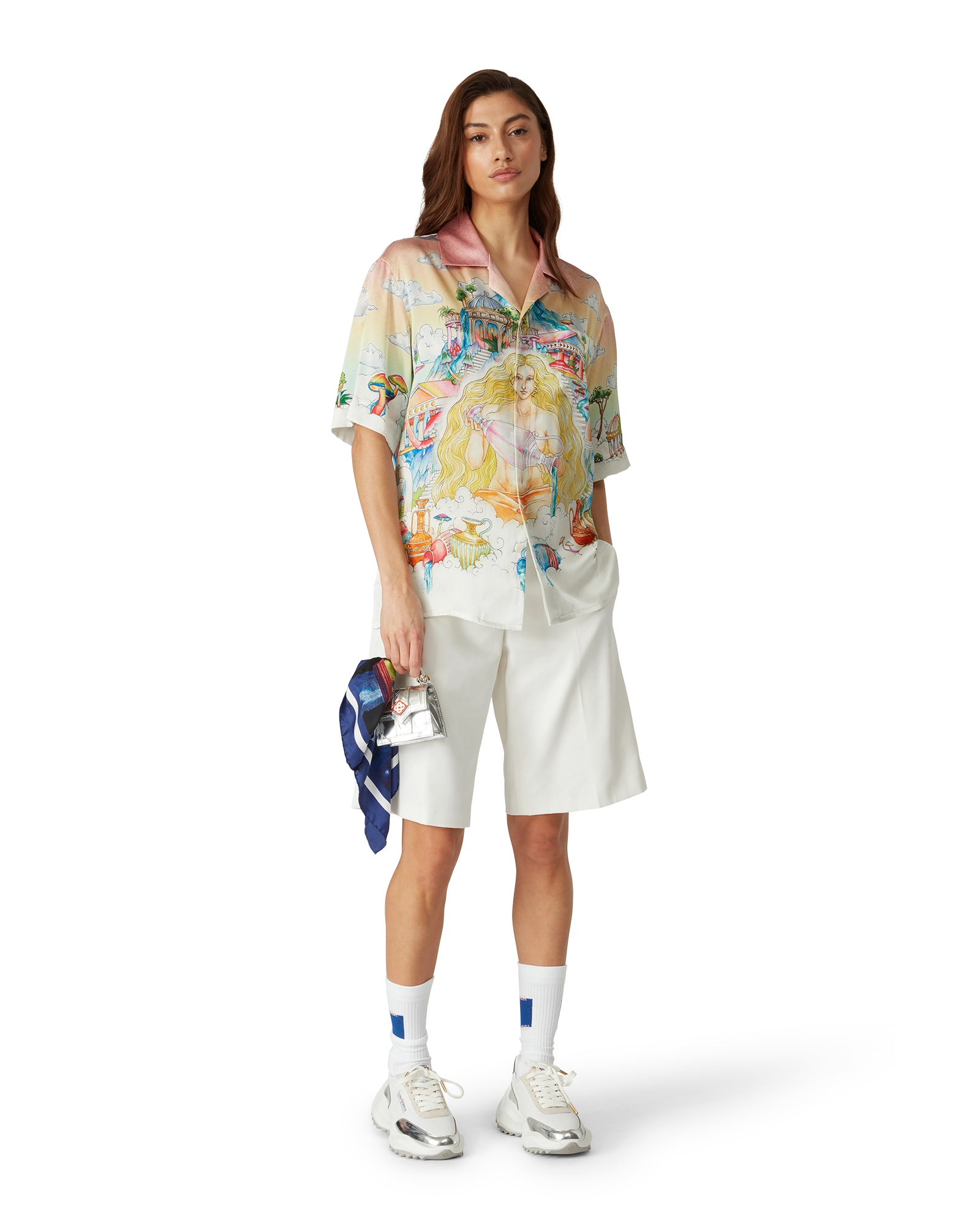 【CASABLANCA】The Road to Knowledge Casablanca The Road To Knowledge Shirt | Pink | FARFETCH