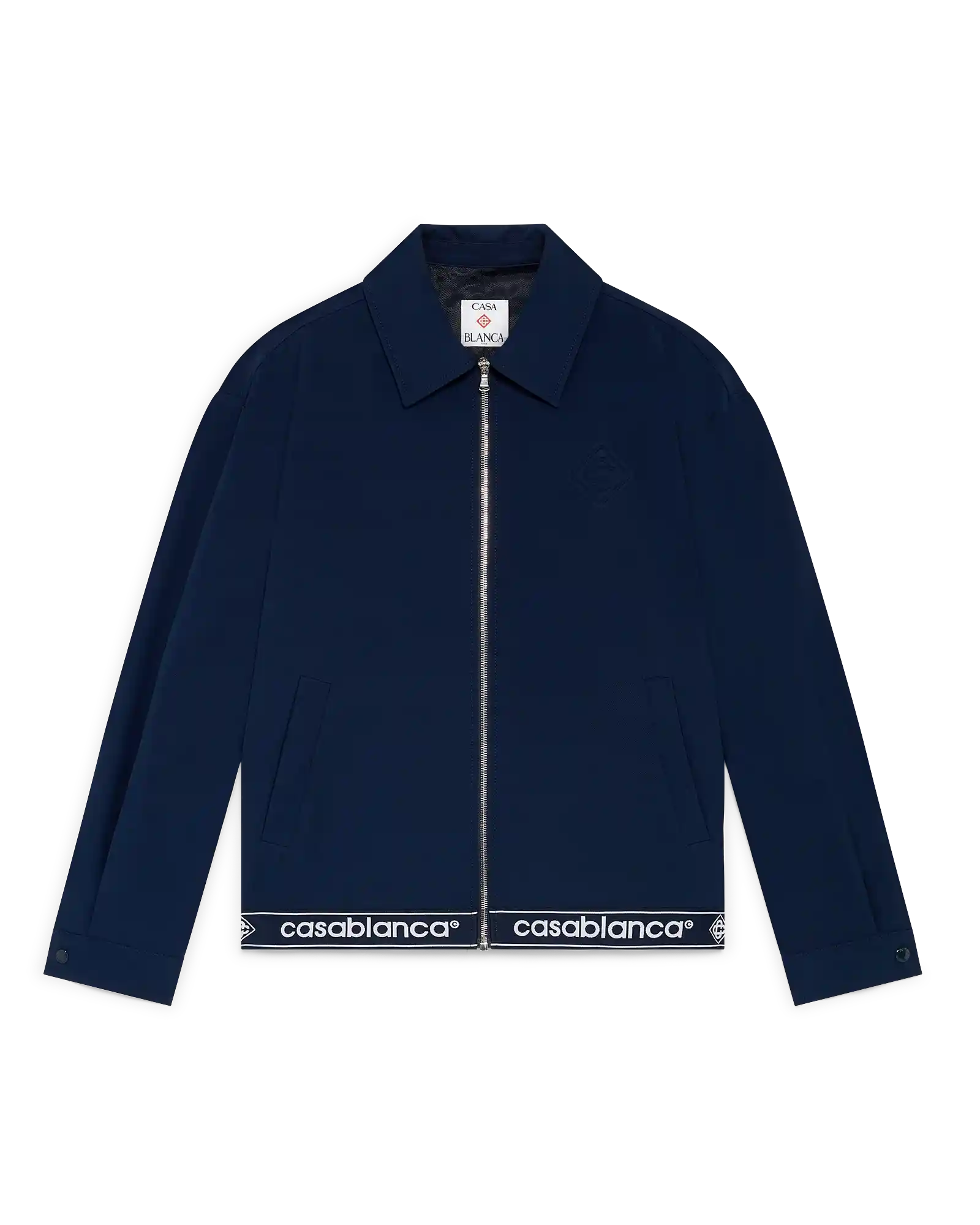 Navy Wool Suit Jacket – Casablanca