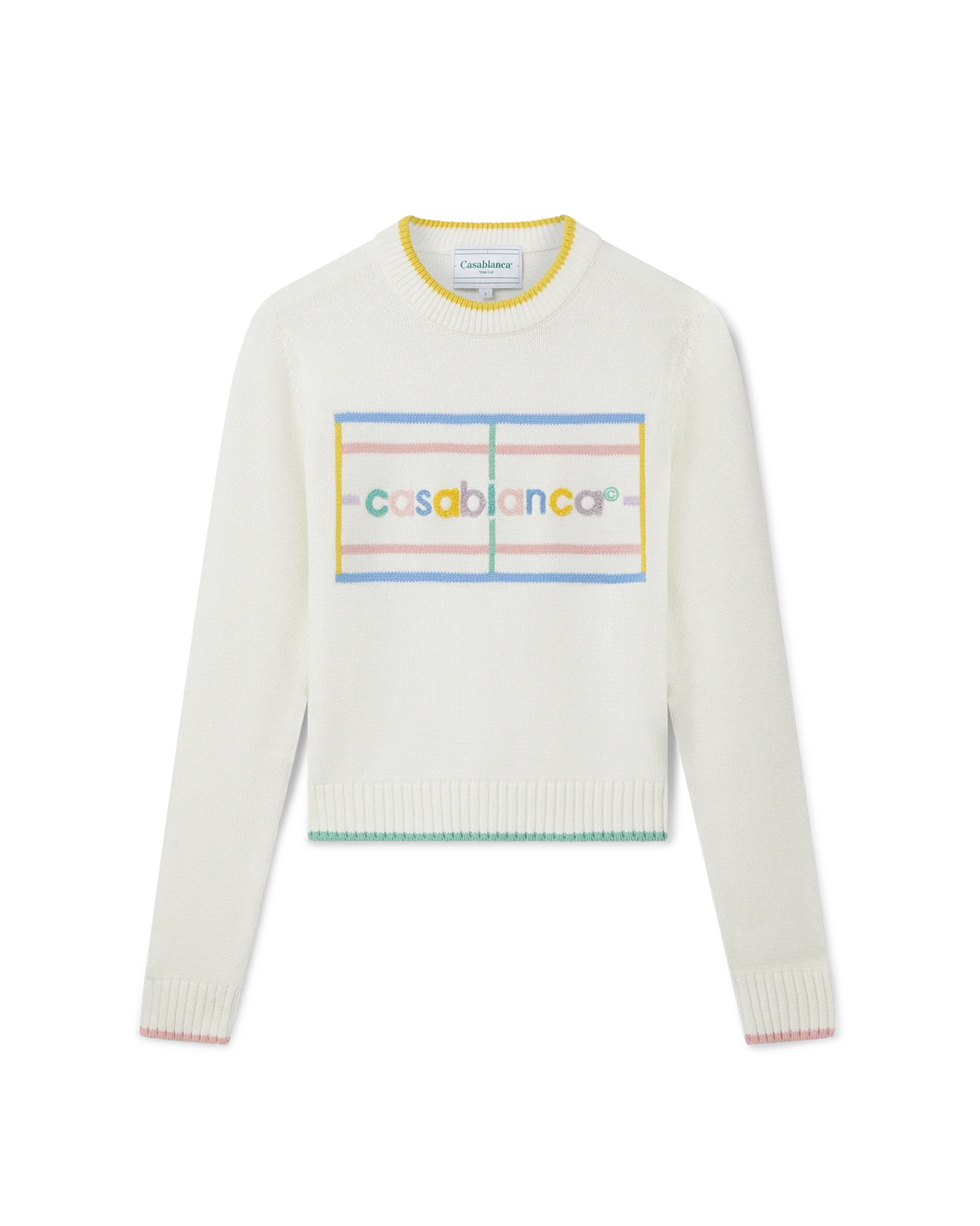Pastel Court Jumper | Casablanca Paris Pastel Court Jumper | Casablanca Paris