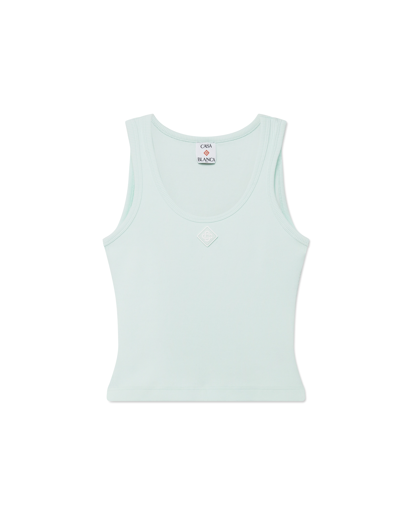 Ribbed Jersey Tank Top – Casablanca Ribbed Jersey Tank Top – Casablanca