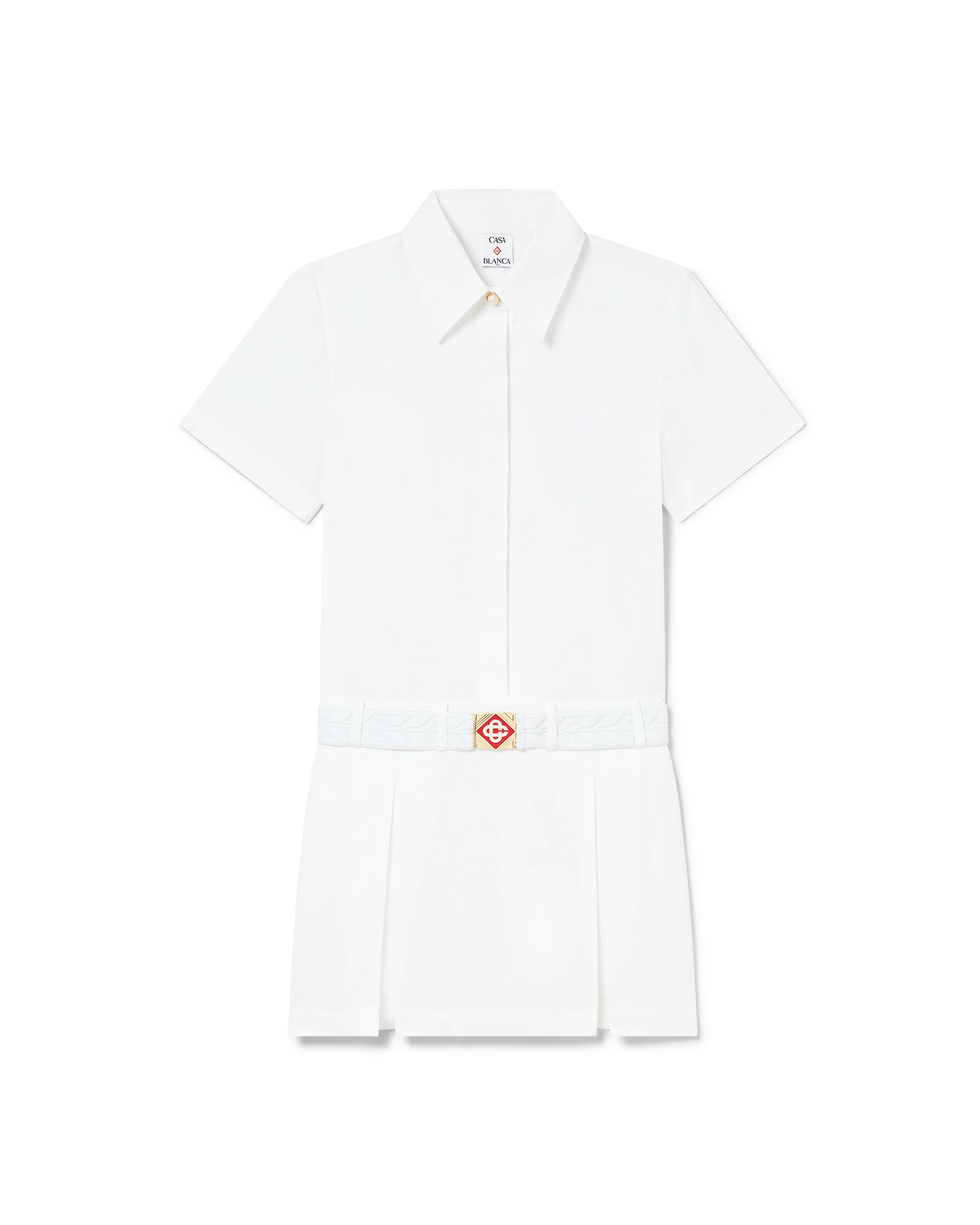 Pleated Tennis Mini Dress | Casablanca Paris Pleated Tennis Mini Dress | Casablanca Paris