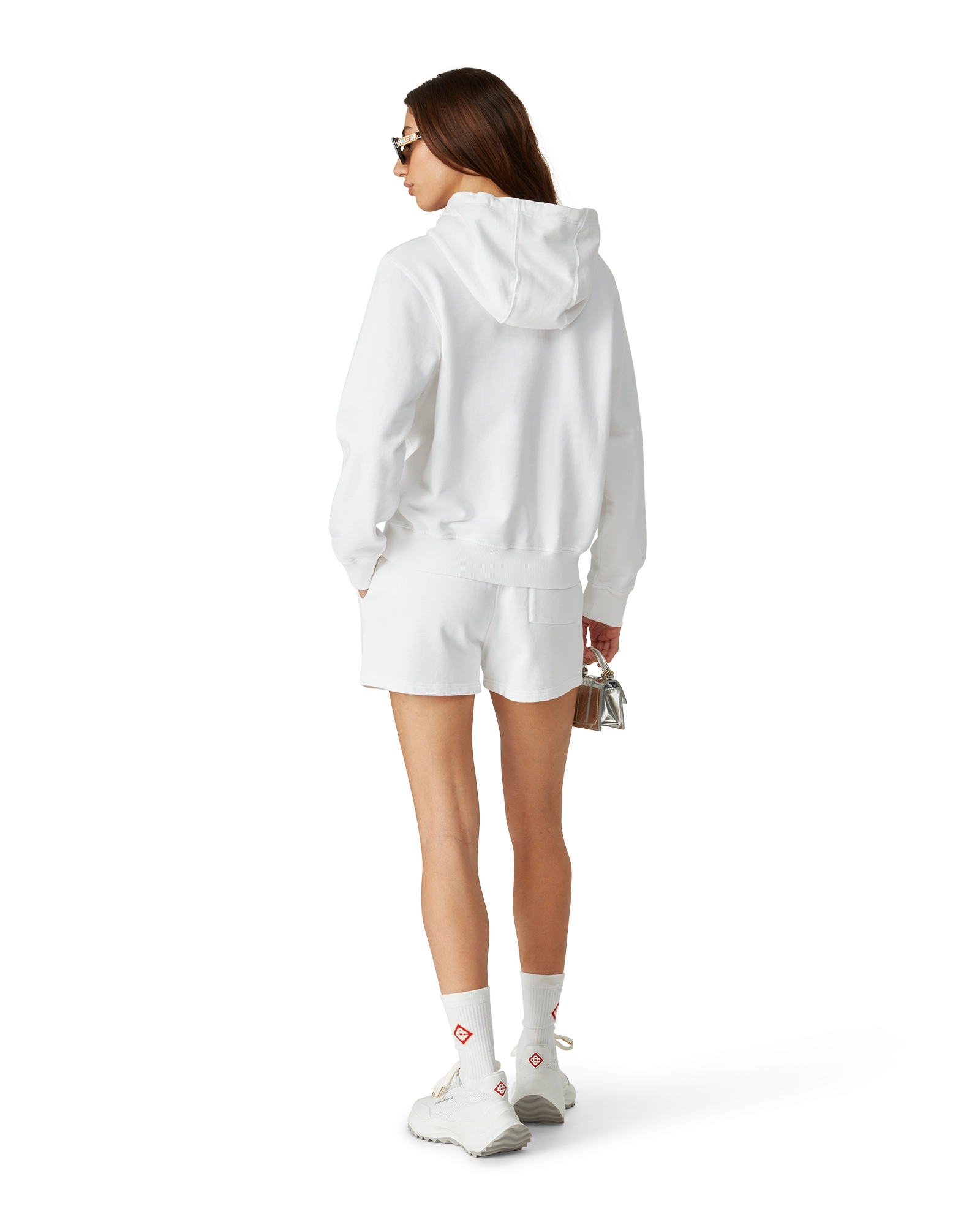 Diamond Column Hooded Sweatshirt | Casablanca Paris