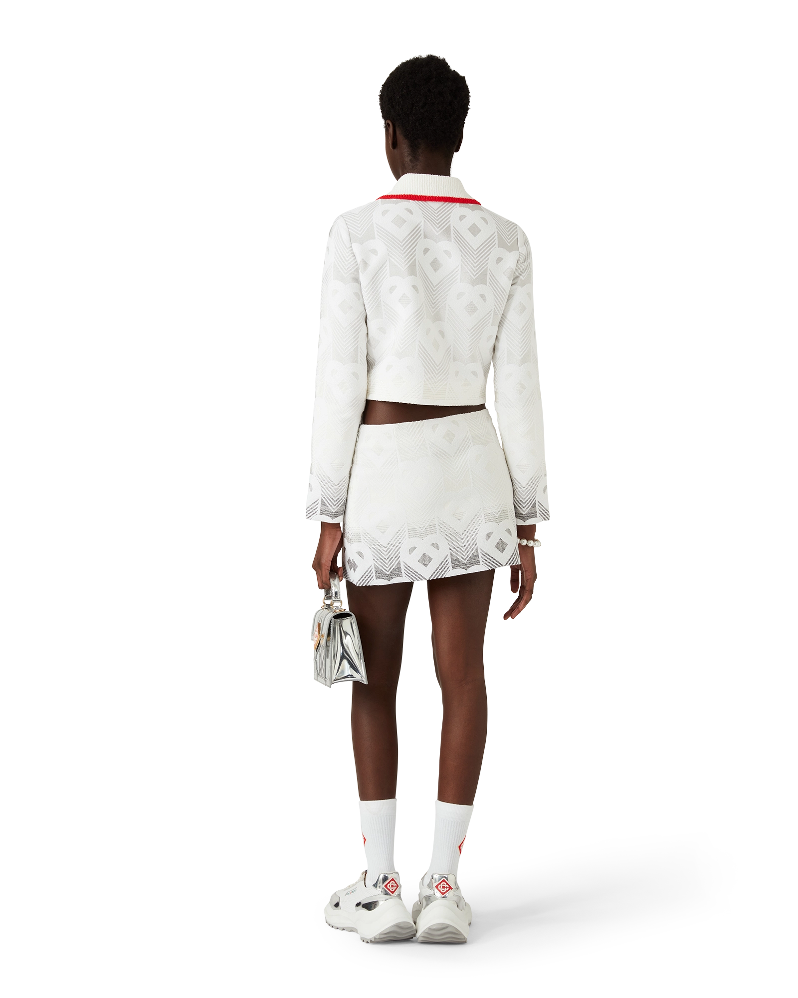 Gradient Heart Monogram Towelling Jacket | Casablanca Paris