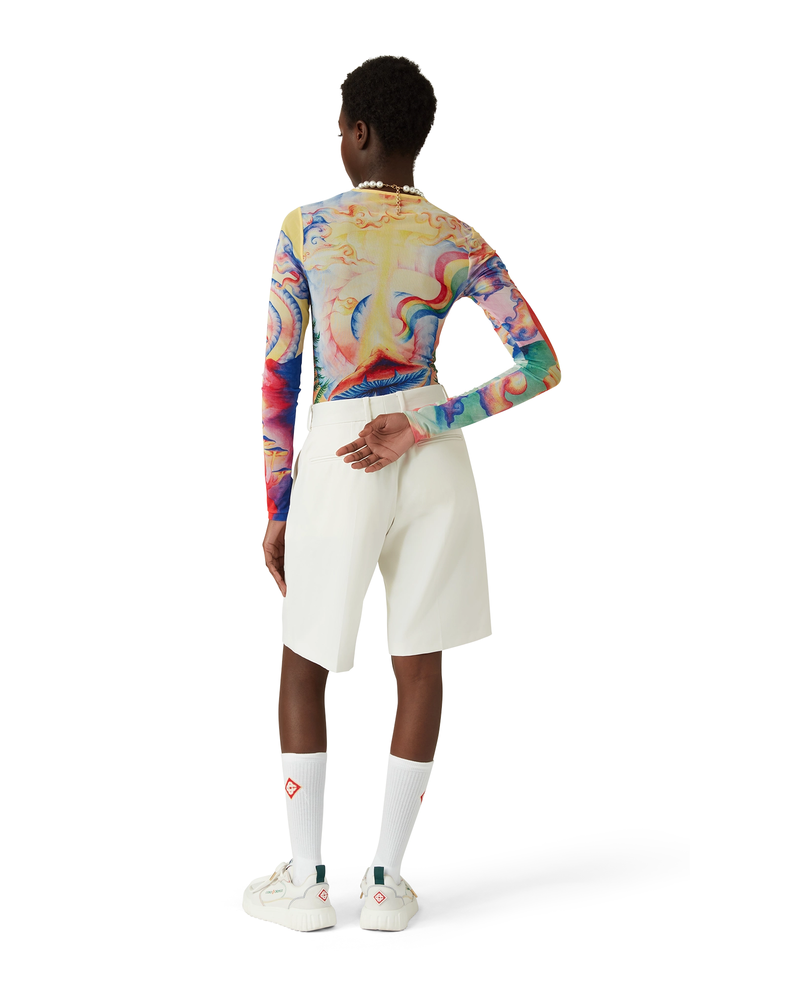 Nature's Teacher Mesh Top | Casablanca Paris