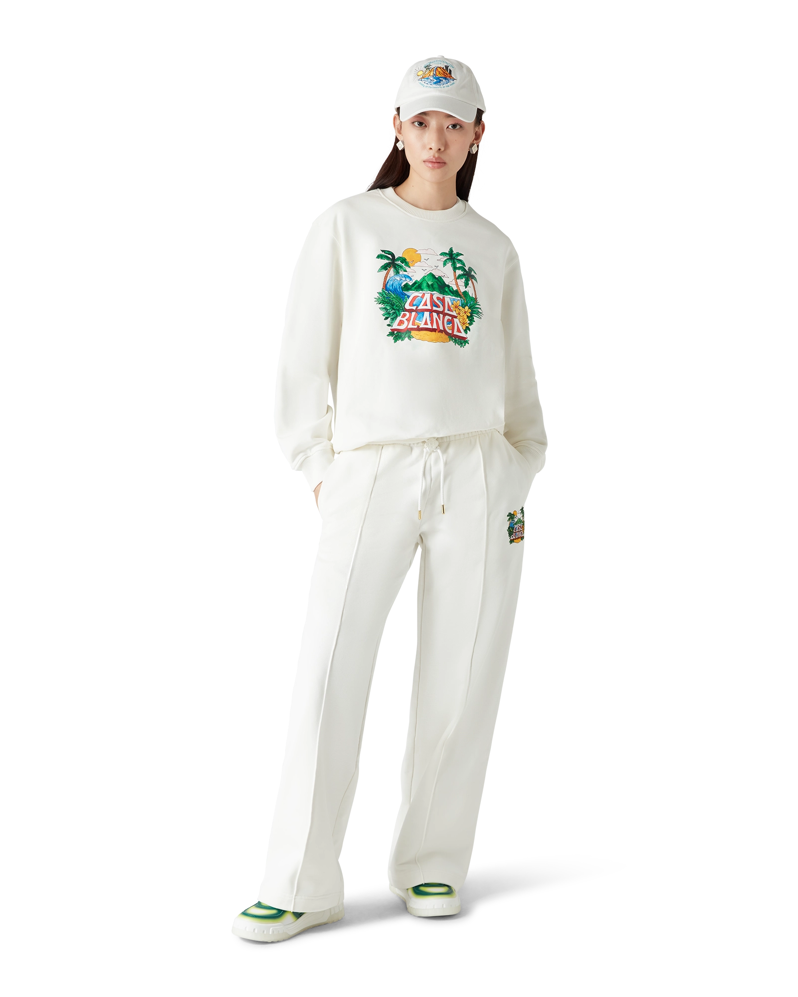 Casa Beach Wave Sweatshirt | Casablanca Paris Casa Beach Wave Sweatshirt | Casablanca Paris