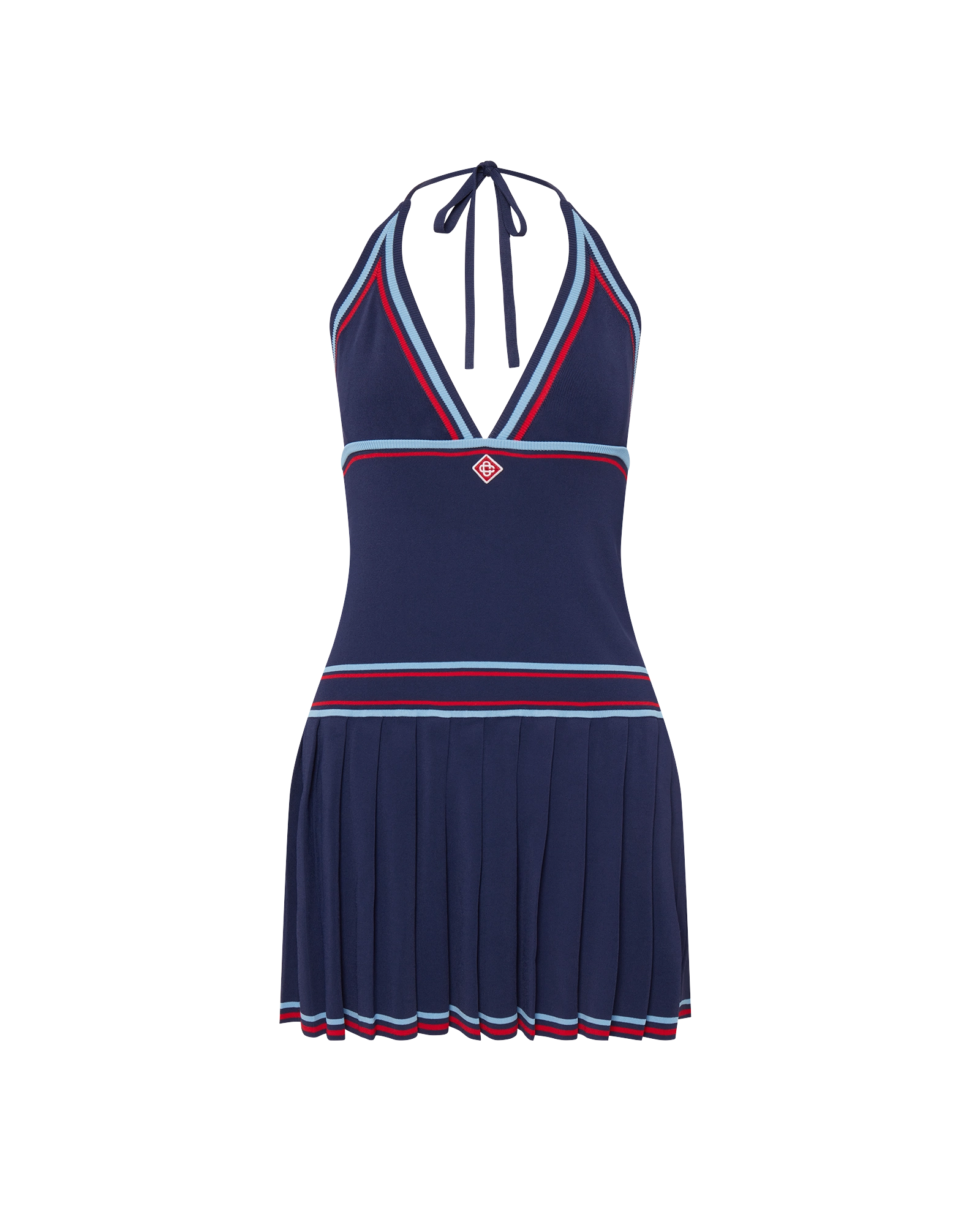 Pleated Halter Dress | Casablanca Paris Pleated Halter Dress | Casablanca Paris
