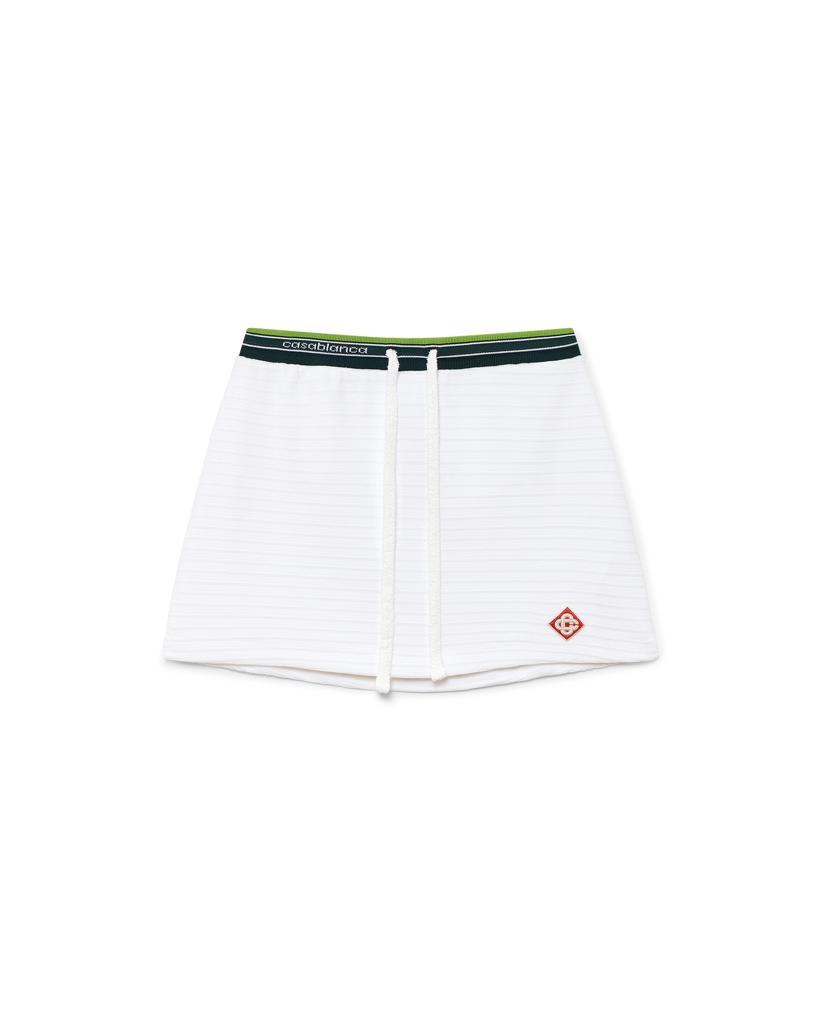 Textured Velour Tennis Skirt – Casablanca Textured Velour Tennis Skirt – Casablanca