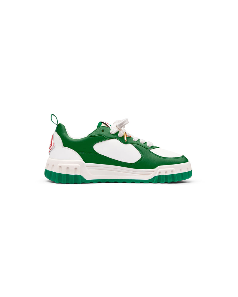 Mens The Court Green & White Sneaker