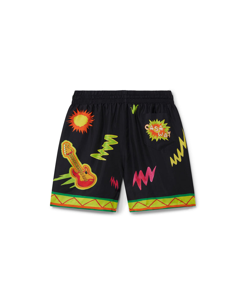 Music For The People Silk Shorts