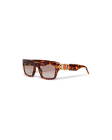 Tortoiseshell The Square Metope Sunglasses