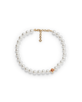 Caged Pearl Necklace