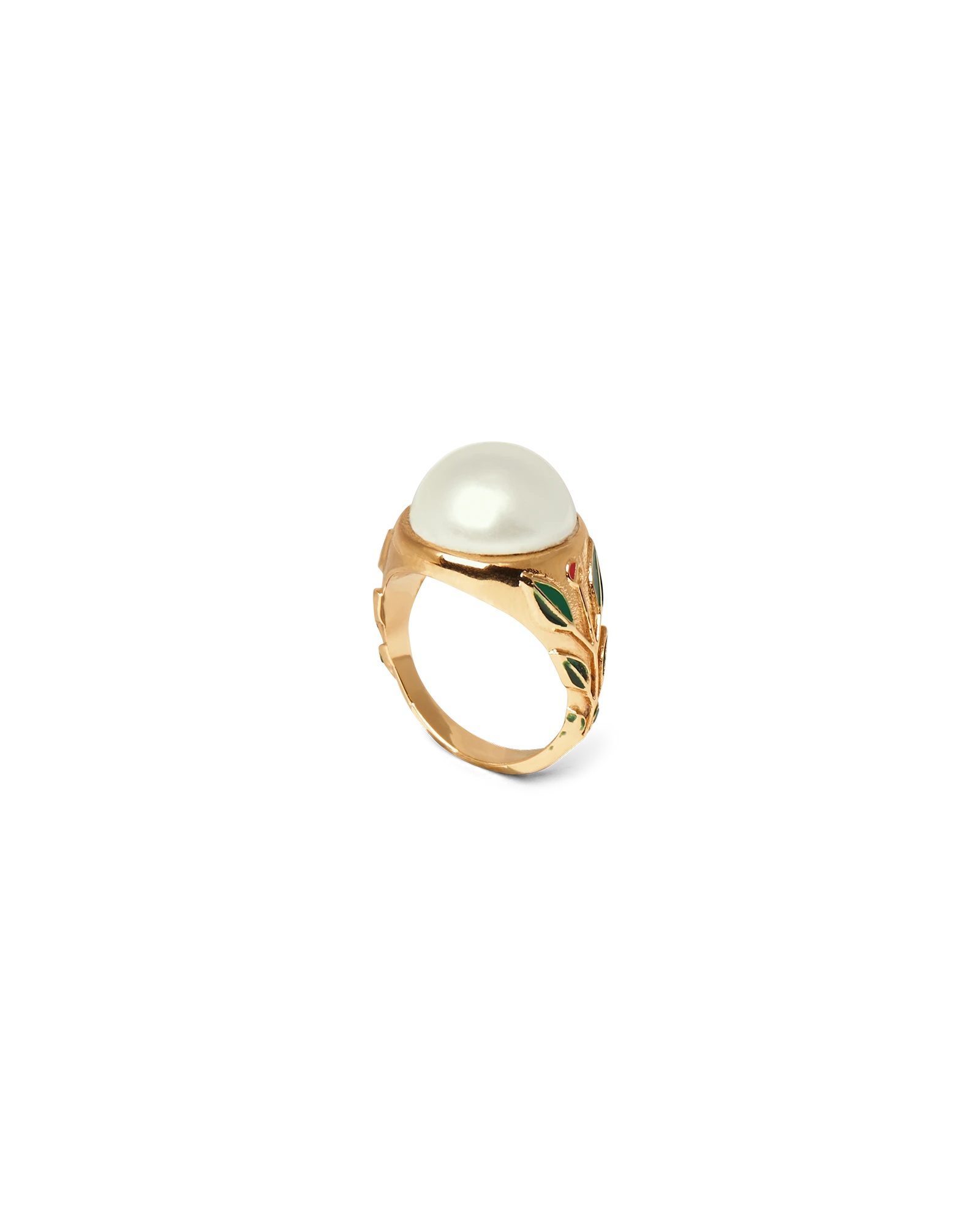 Pearl Signet Ring