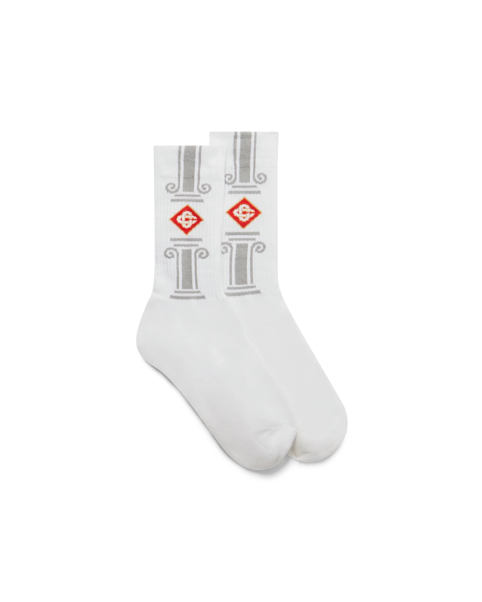 Grey Column Socks