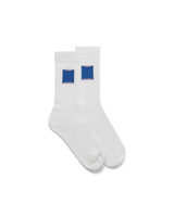 Blue Casa Square Socks