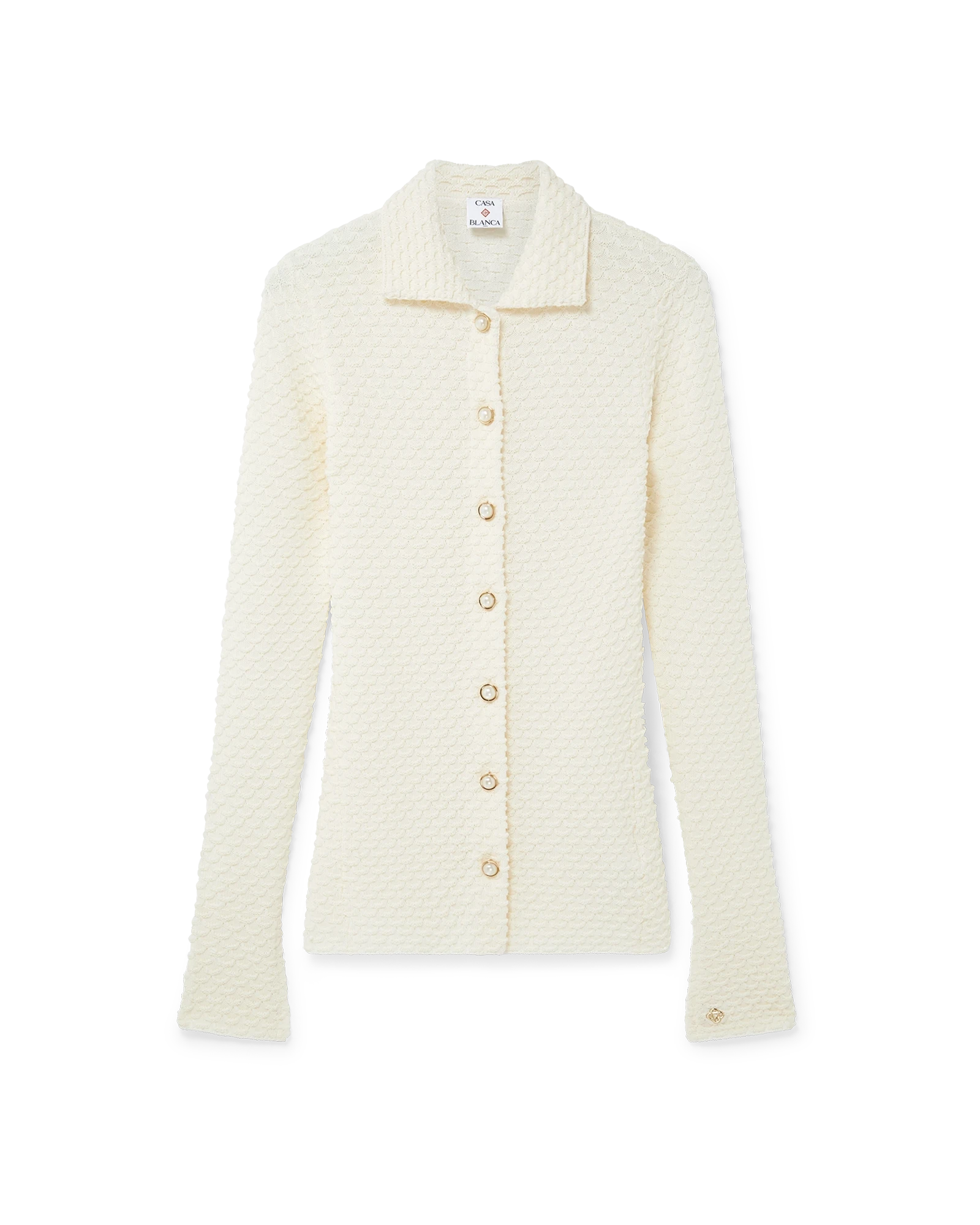 Textured Knitted Shirt