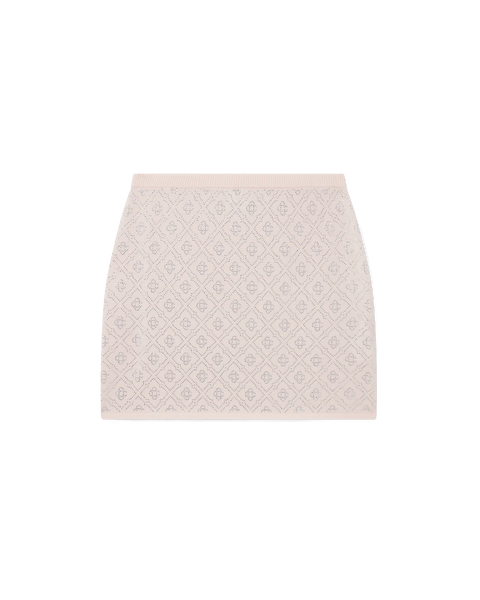 Crystal Monogram Knit Mini Skirt | Casablanca Paris Crystal Monogram Knit Mini Skirt | Casablanca Paris