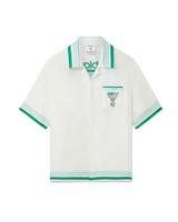 Metaphysical Tennis Icon Short Sleeve Silk Shirt