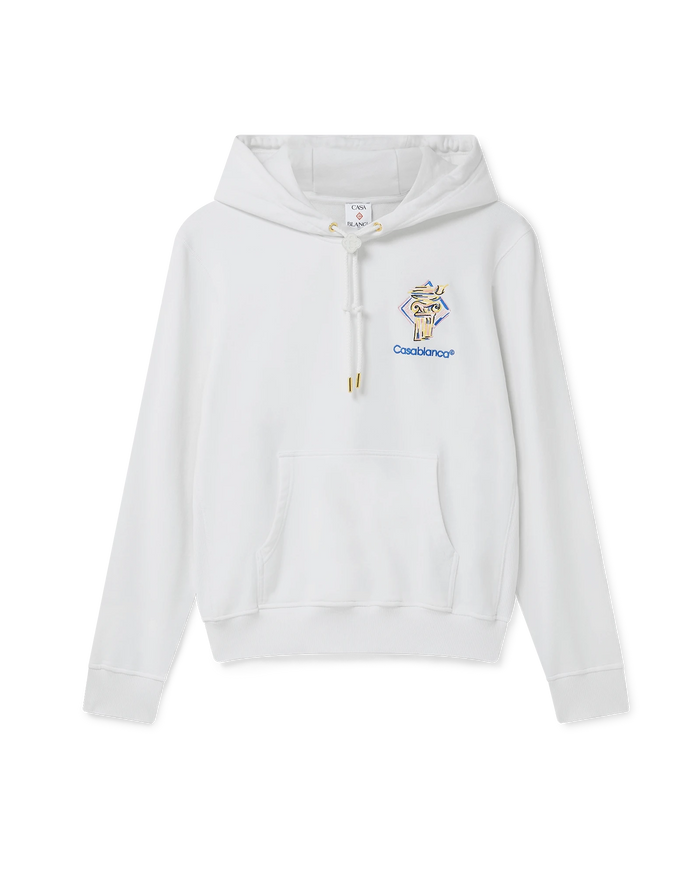 Diamond Column Hooded Sweatshirt