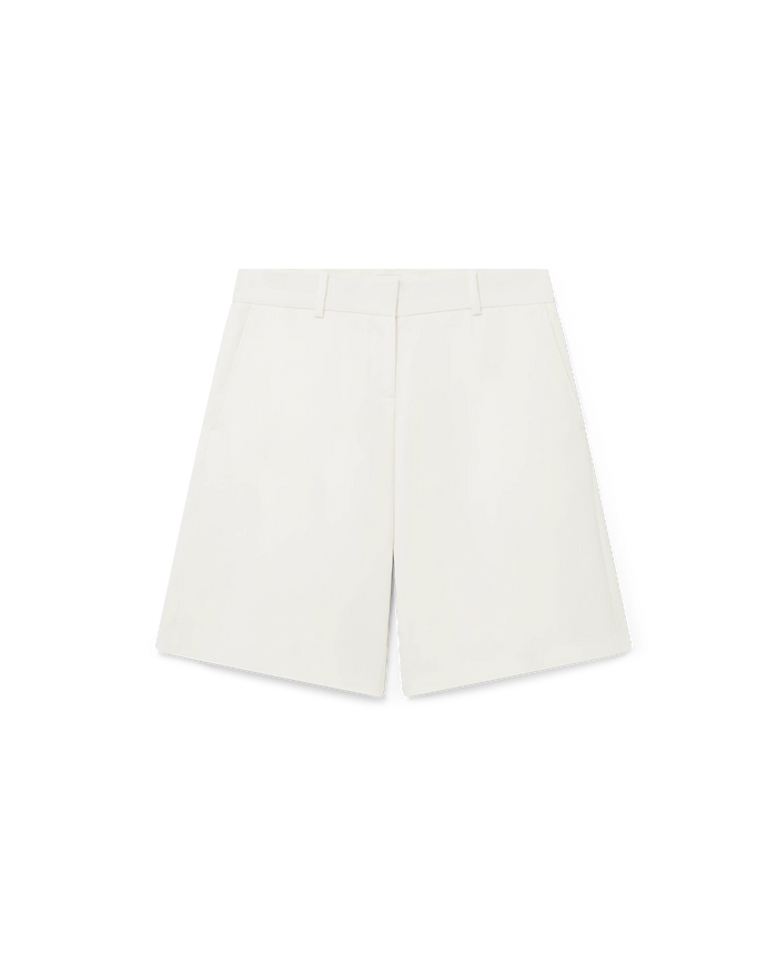 Wool Relaxed Tailored Shorts