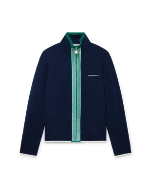 Knit Tennis Track Jacket