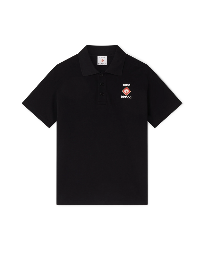 Logo Pique Polo Shirt