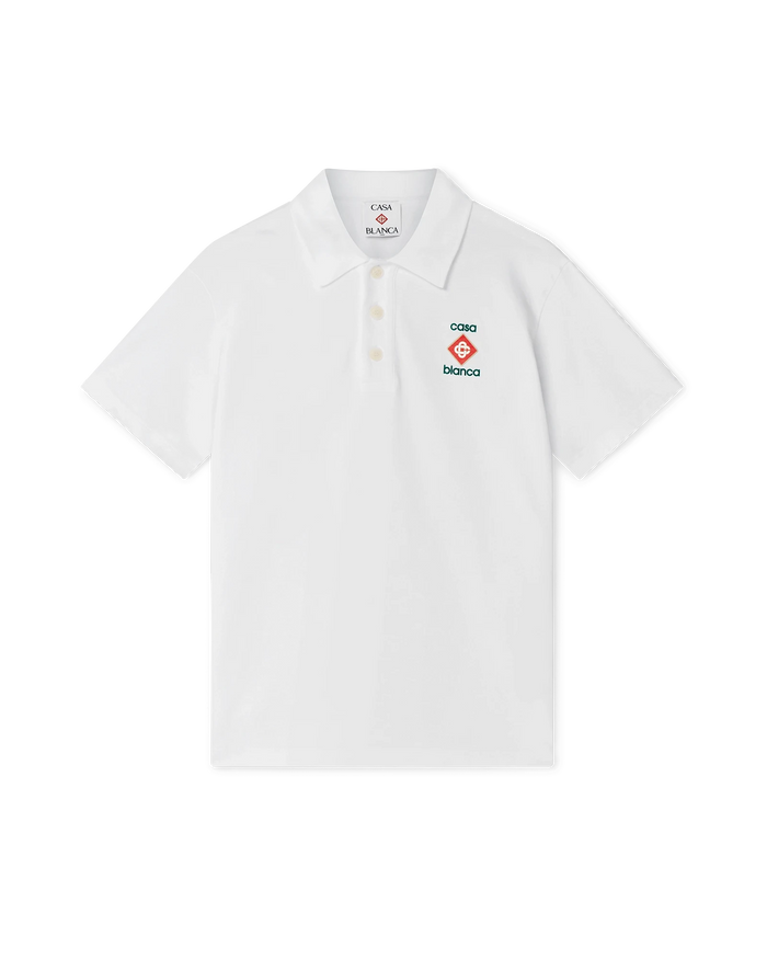 Logo Pique Polo Shirt