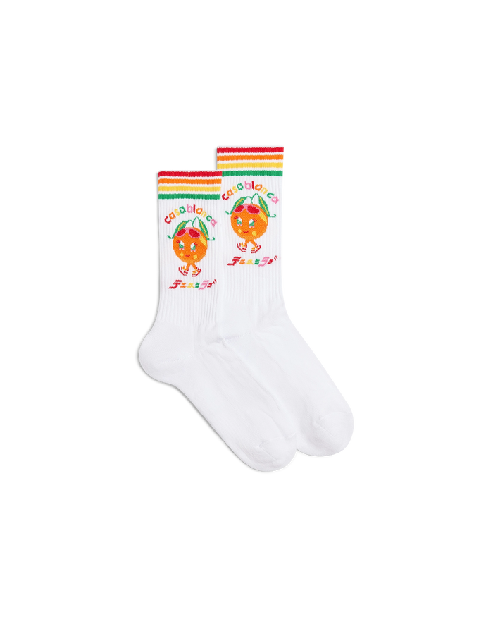 Kawaii Orange Socks