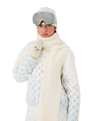 Wool Rib Ski Scarf