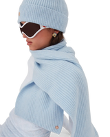 Wool Rib Ski Scarf