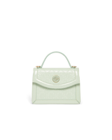 Mint Monogram Embossed Mini Jeanne Bag