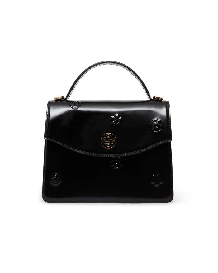 Black Emblems Jeanne Bag