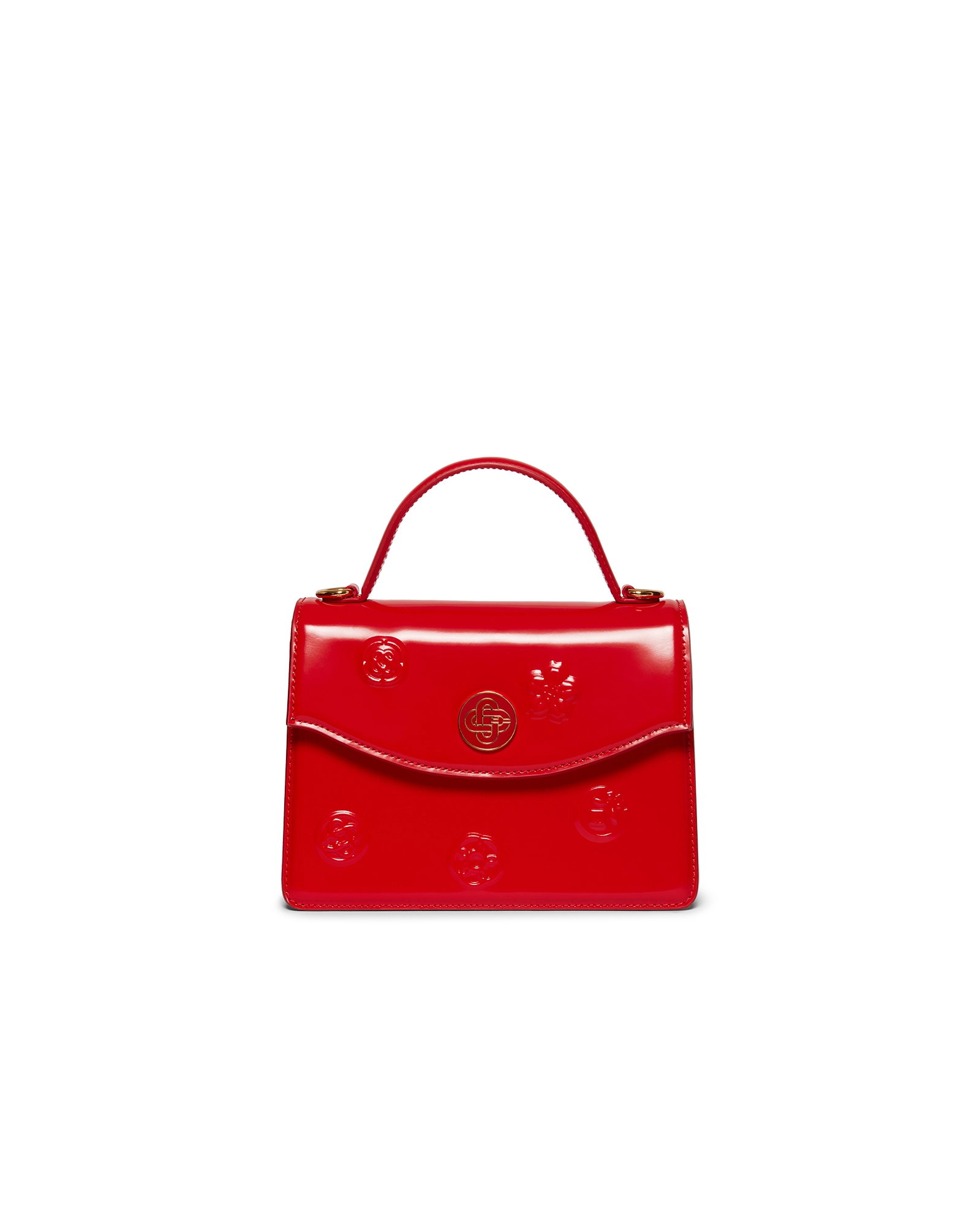 Red Emblems Mini Jeanne Bag