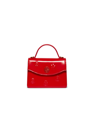 Red Emblems Mini Jeanne Bag