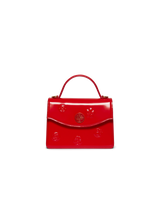 Red Emblems Mini Jeanne Bag