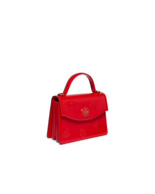 Red Emblems Mini Jeanne Bag