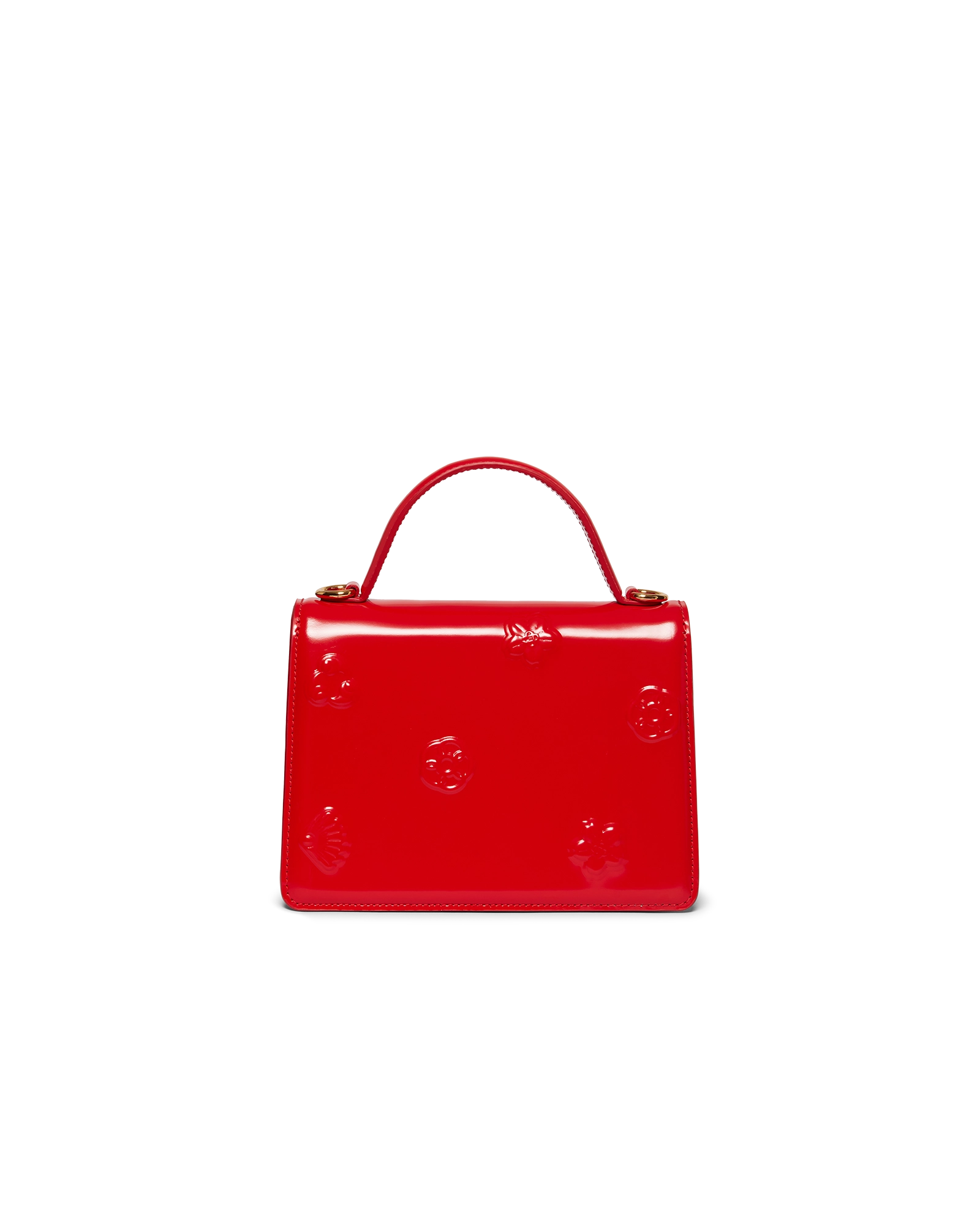 Red Emblems Mini Jeanne Bag