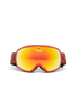 Red & Orange Gradient Ski Goggles