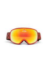 Red & Orange Gradient Ski Goggles