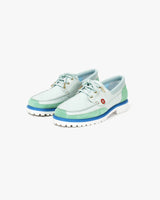 Men's Mint Leather Boat Shoes