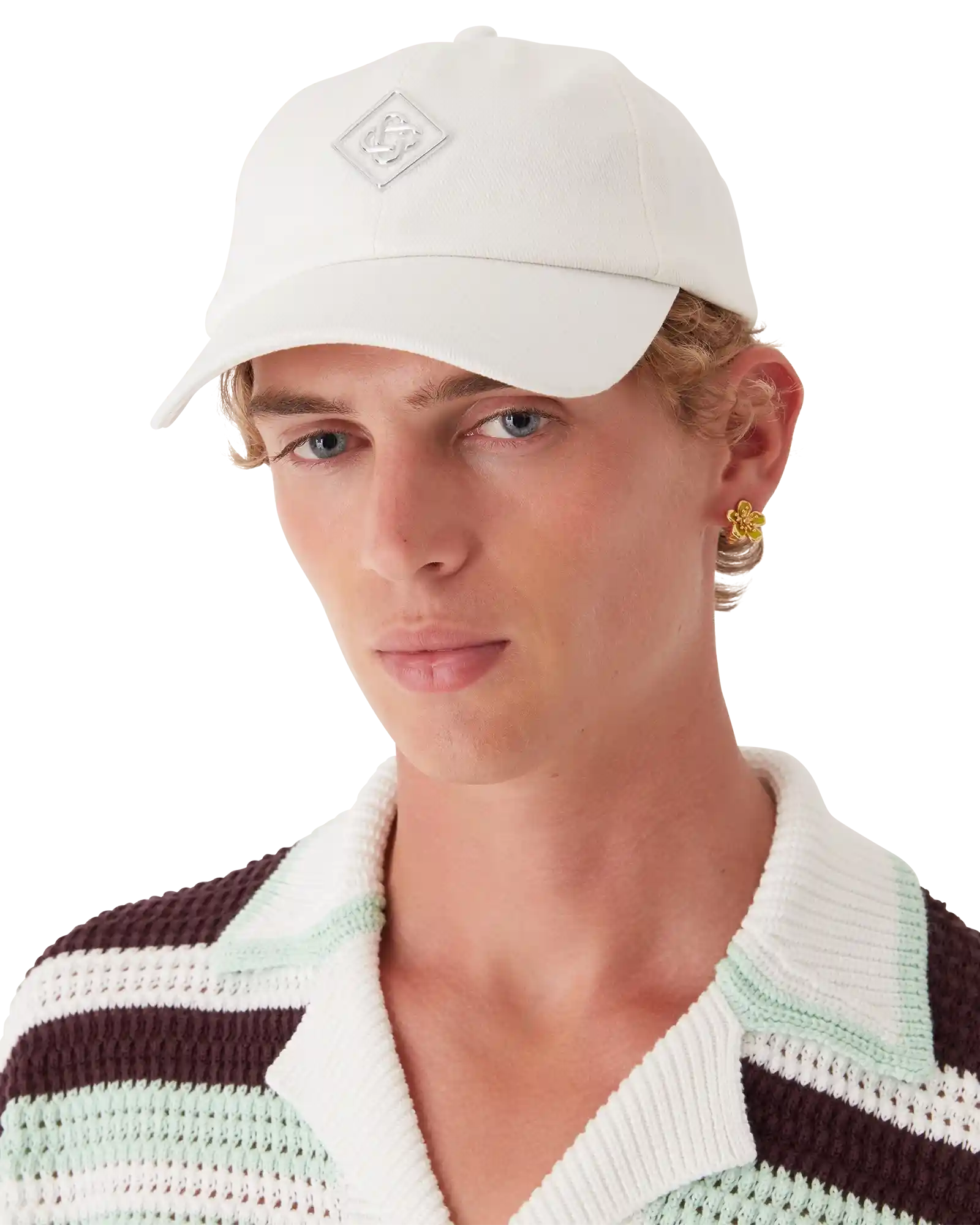 Silver Logo Patch Cap