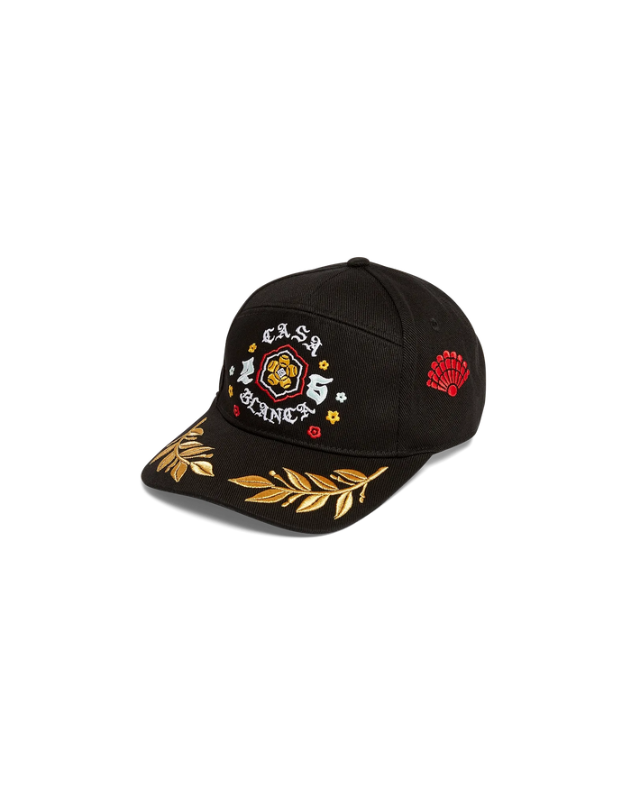 Emblem Laurel Embroidered Cap