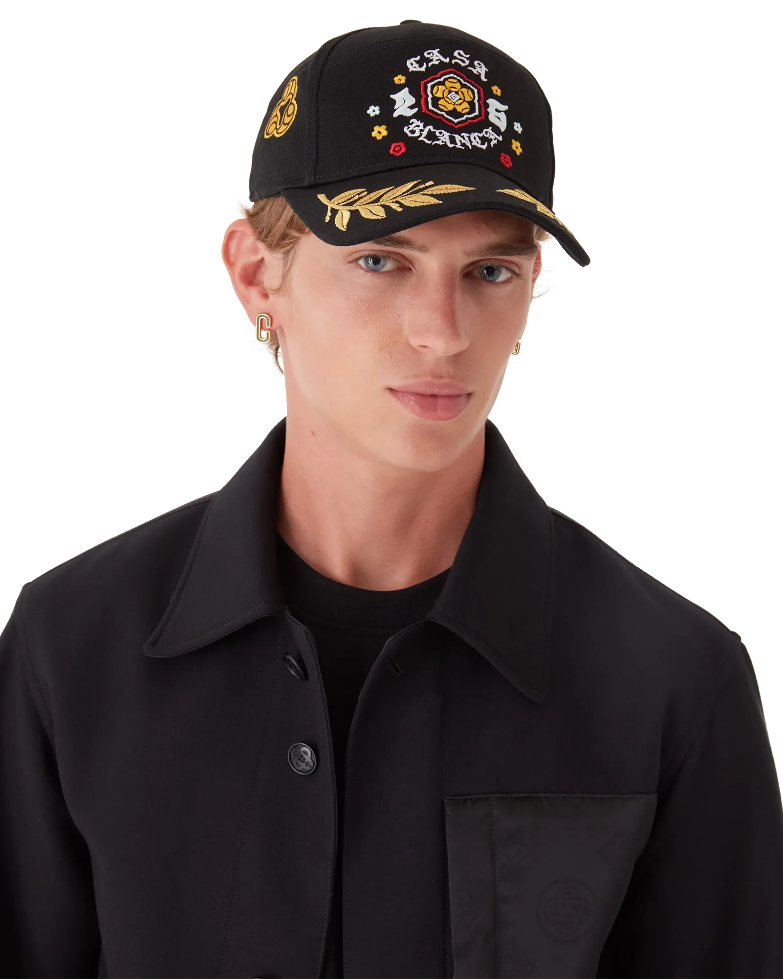 Emblem Laurel Embroidered Cap