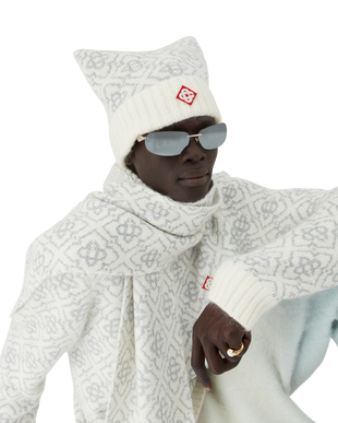 Ski Monogram Mohair Beanie