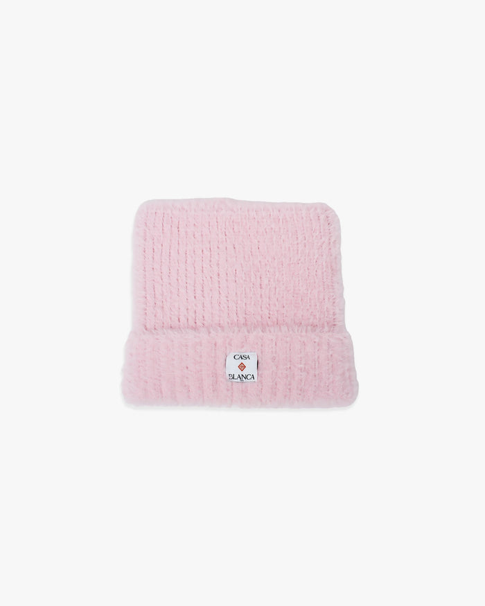 Fluffy Square Beanie