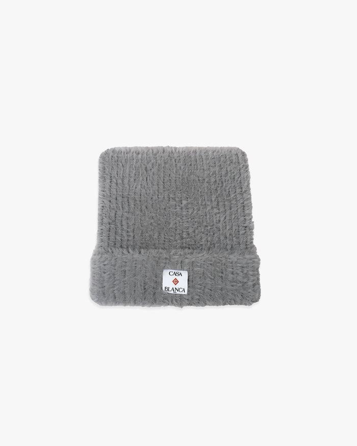 Fluffy Square Beanie