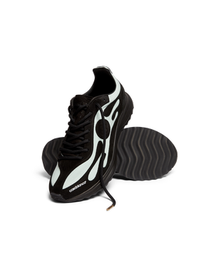 Men's Black & Mint Stade Sneaker