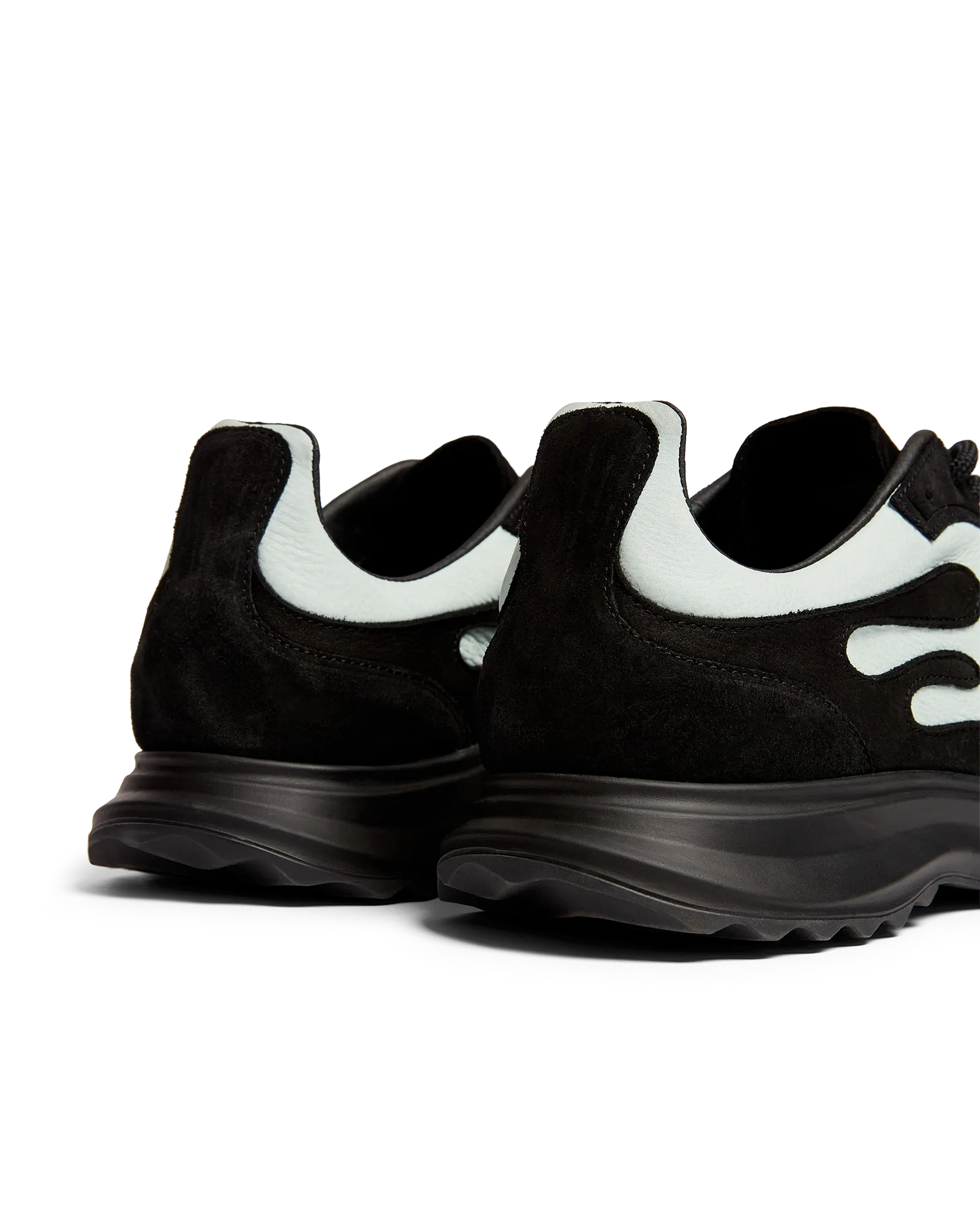 Men's Black & Mint Stade Sneaker